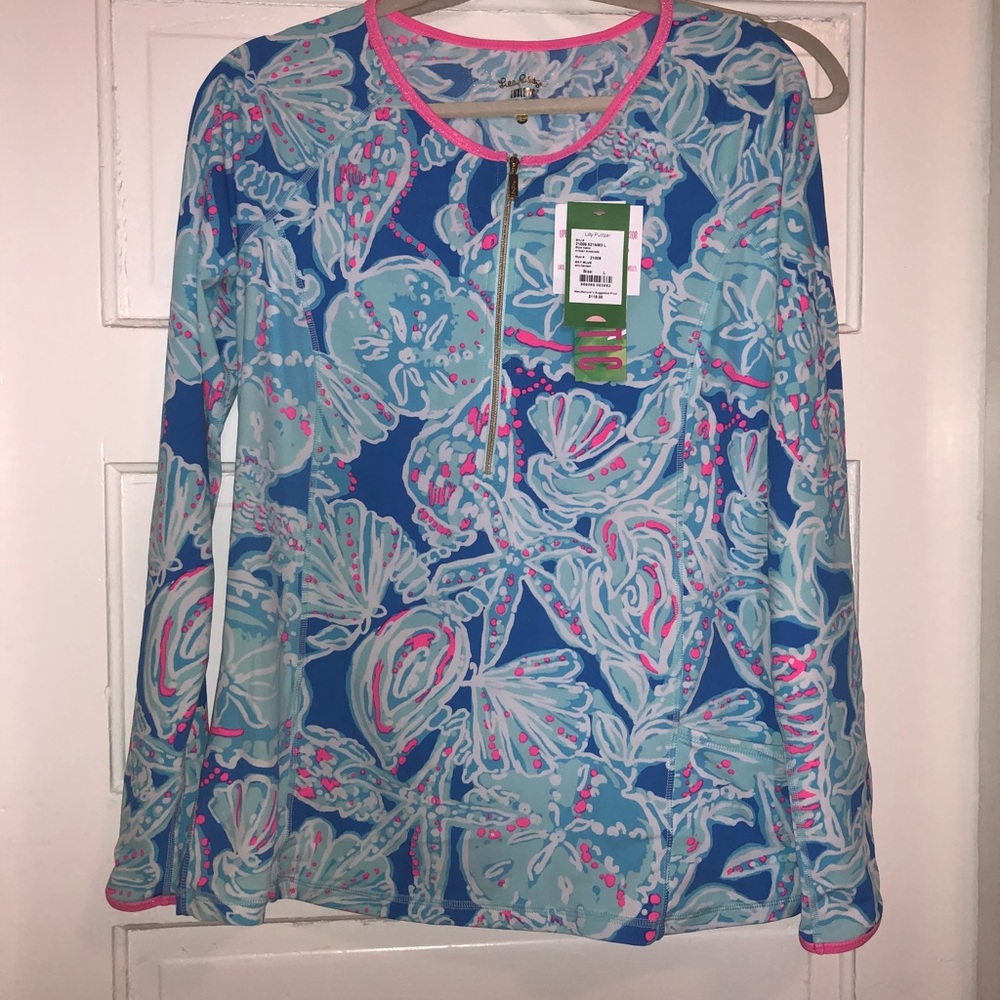 Lilly Pulitzer brand new sz large rash guard